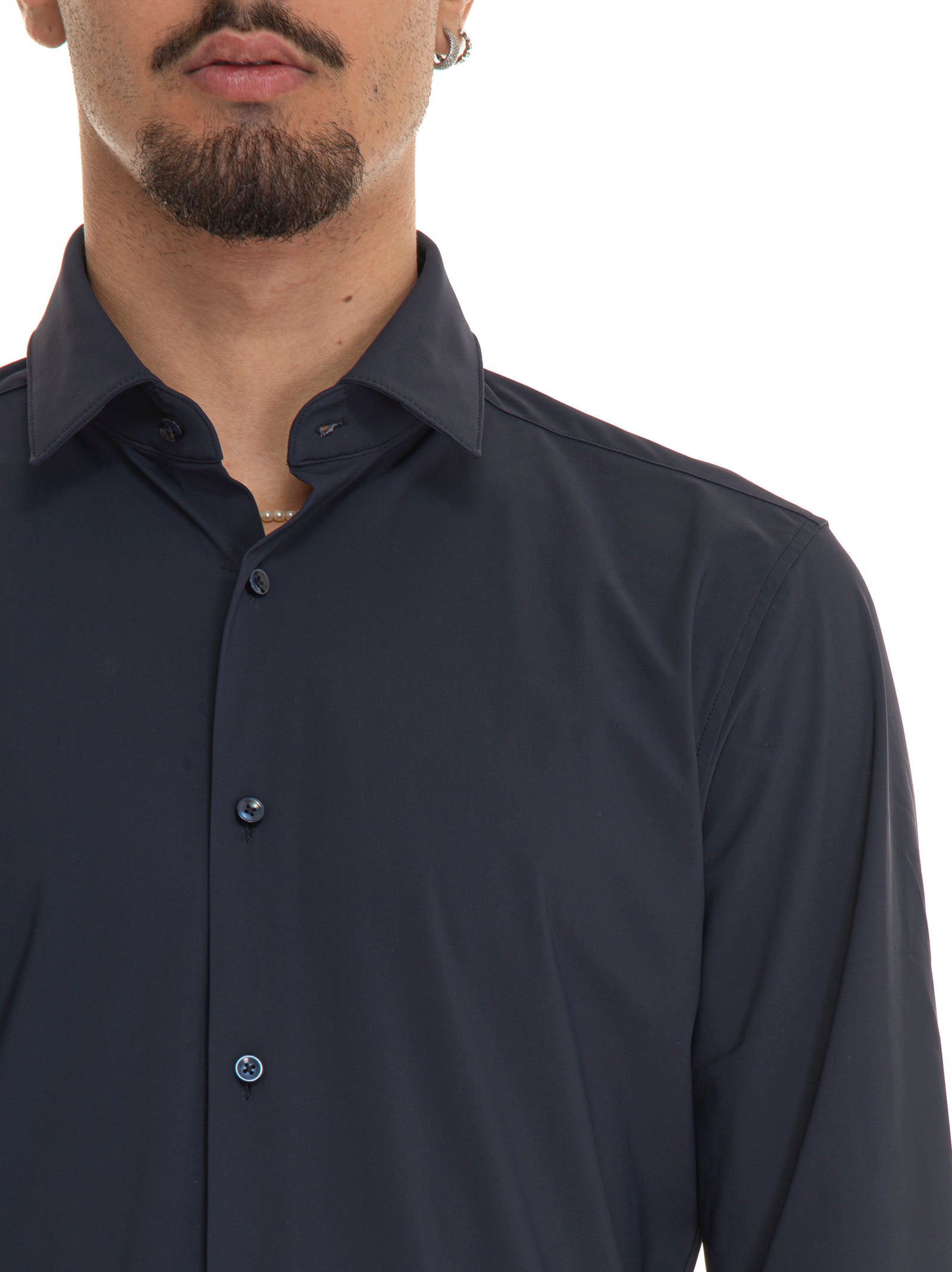 Camicia Classica Da Uomo Blu BOSS Uomo Scaglione Ischia camicia-classica-da-uomo-blu-boss-uomo-scaglione-ischia