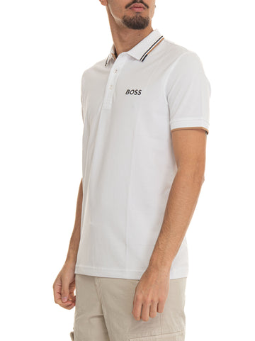 Short-sleeved polo shirt White by BOSS Man