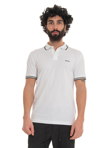 Short-sleeved polo shirt White by BOSS Man