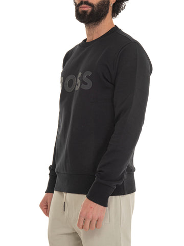 BOSS Men's Black Crewneck Sweatshirt