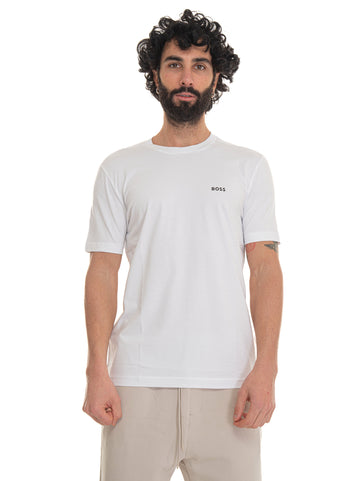T-shirt girocollo Bianco BOSS Uomo