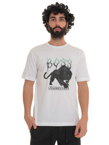 Crew-neck T-shirt White by BOSS Man