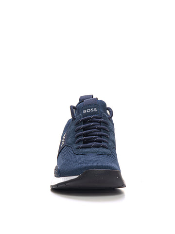 BOSS Men's Blue Sneakers