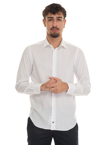 Camicia classica da uomo Bianco Carrel Uomo