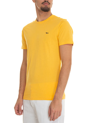Half-sleeve crew-neck t-shirt INL001 Yellow Harmont & Blaine Men