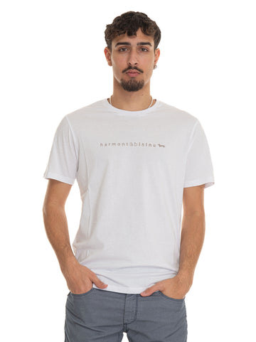 T-shirt girocollo mezza manica IRL216 Bianco Harmont & Blaine Uomo
