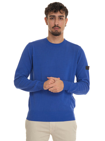 CALIPER crew neck sweater Electric blue Peuterey Man