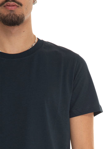 T-shirt girocollo mezza manica MANDERLY01 Blu Peuterey Uomo