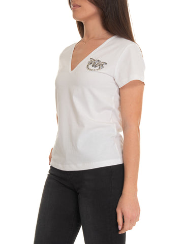 Pinko Women's White Turbato T-shirt