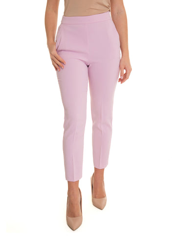 Soft jersey trousers Parano Pink Pinko Woman