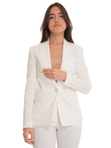 Ghera 1 button jacket White Pinko Woman