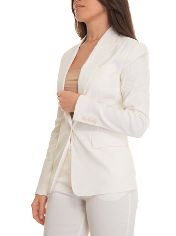 Ghera 1 button jacket White Pinko Woman